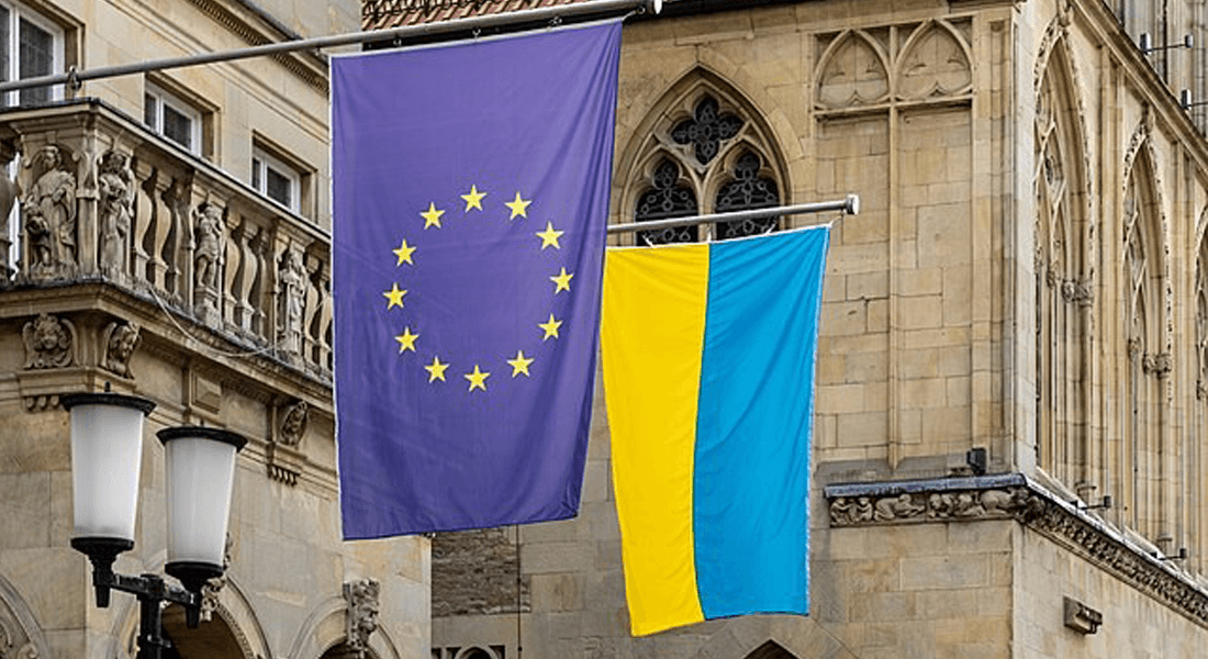 Ukraine/EU-flag