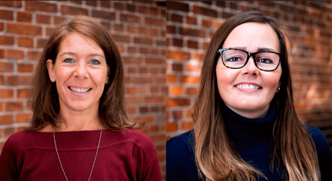 Carina Graversen (til venstre) og Silvia J. Lariani (til højre)